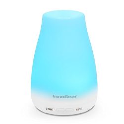 InnoGear Upgraded 150ml Aromatherapy Essential Oil Diffuser Portable Ultrasonic Diffusers Cool M ...