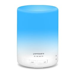 URPOWER 2nd Generation 300ml Aroma Essential Oil Diffuser Ultrasonic Air Humidifier with AUTO Sh ...