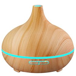 VicTsing 300ml Cool Mist Humidifier Ultrasonic Aroma Essential Oil Diffuser for Office Home Bedr ...