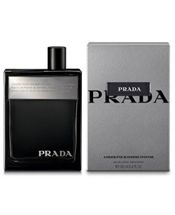 Prada Intense Eau De Parfum Spray for Men, Amber, 3.4 Ounce