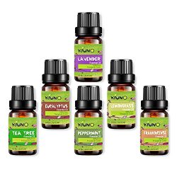 Aromatherapy Essential Oils Set 100% Pure Therapeutic Grade Oils -Lavender, Peppermint,Lemongras ...