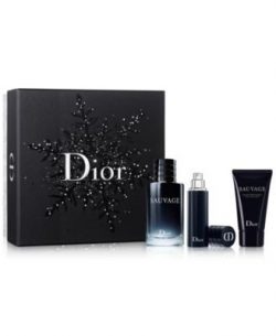 Dior Men’s 3-Pc. Sauvage Gift Set (Eau de Toilette Spray 3.4-oz + After-Shave Balm 1.7-oz  ...