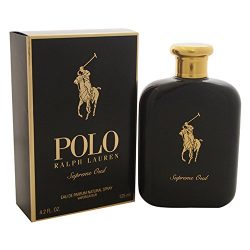 Ralph Lauren Polo Eau De Parfum Spray for Men, Supreme Oud, 4.2 Ounce