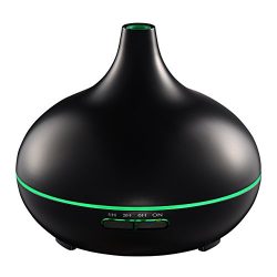 VicTsing 300ml Aromatherapy Essential Oil Diffuser, Portable Imitation Ultrasonic Diffusers with ...