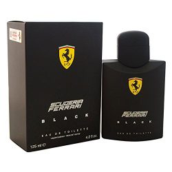 Ferrari Black Eau de Toilette Spray for Men, 4.2 Ounce