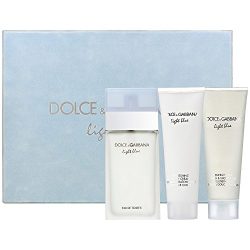 DOLCE GABBANA Light Blue 3 Piece Eau De Parfums Set for Women