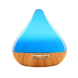 Ephyety Aromatherapy Essential Oil Diffuser Ultrasonic Cool Mist Humidifier 300ml with 7 Colors  ...