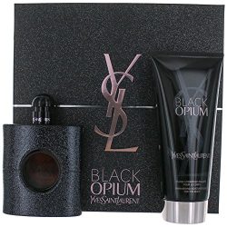 Black Opium by YSL for Women 2 PC Set (3.0 oz EDP Spray + 6.6 oz Body Lotion)