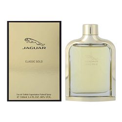 Jaguar Classic Gold Eau de Toilette Spray for Men, 3.4 Ounce