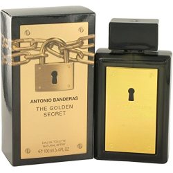 Antonio Banderas The Golden Secret Eau De Toilette Spray for Men, 3.4 Ounce