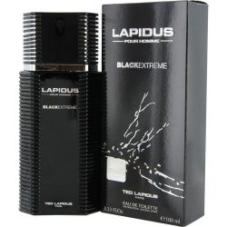 Ted Lapidus Lapidus Pour Homme Black Extreme Eau de Toilette Spray for Men, 3.4 Ounce