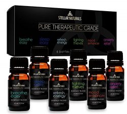 Top 6 Best Essential Oil Blends, Therapeutic Grade Aromatherapy Oils For Serenity and Protection ...