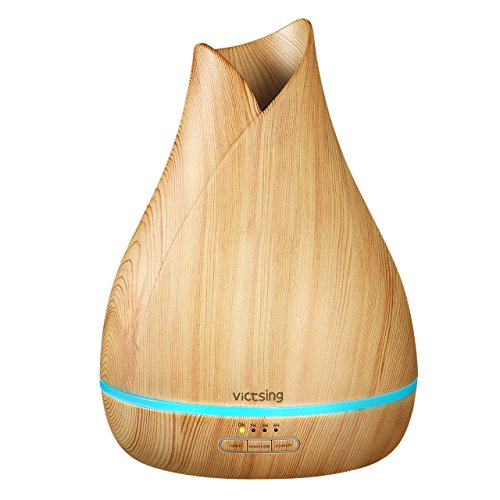 VicTsing 500ml Aromatherapy Essential Oil Diffuser, Ultrasonic Aroma Cool Mist Humidifier with R ...