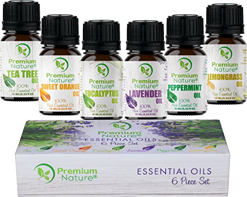 Aromatherapy Essential Oils Gift Set – Pure Natural Essential Oil for Diffusers Humidifier ...